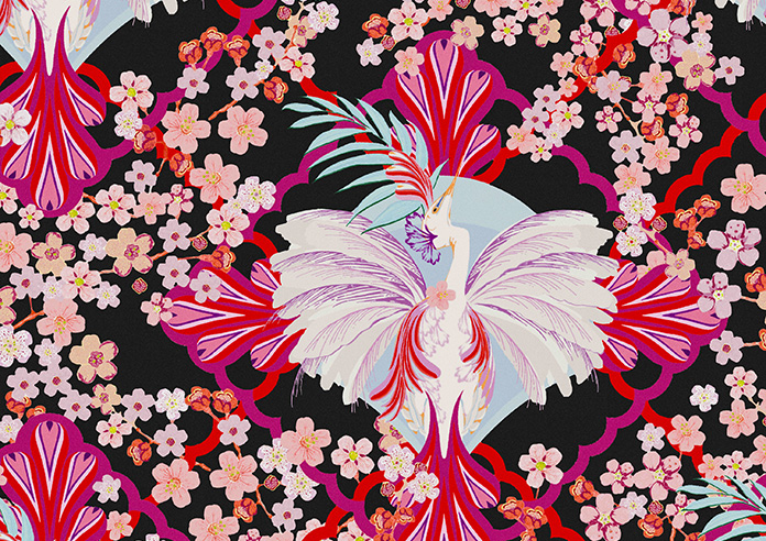 Faded Glamour, Fairground Black - Twist&Fit Roman Blind - Image 7